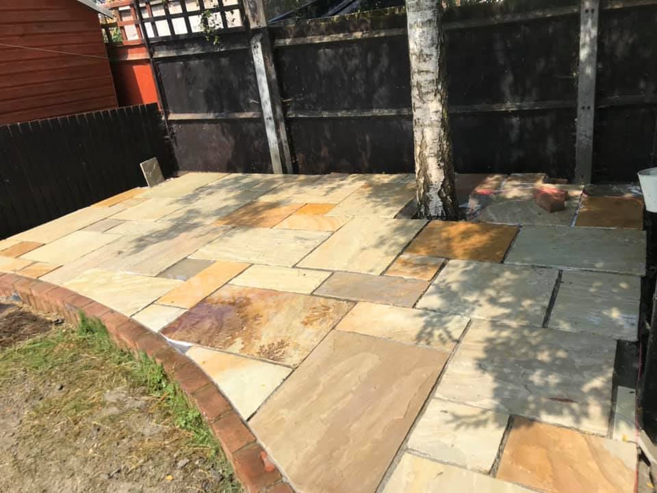 Patio installations in Kent